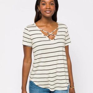 EMORY PARK Dulce Short Sleeve Knit Top from Stitch Fix - Size XL